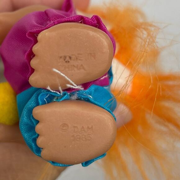 Vintage Trolls Dolls Jailbird & Clown lot of 2 - Picture 6 of 7